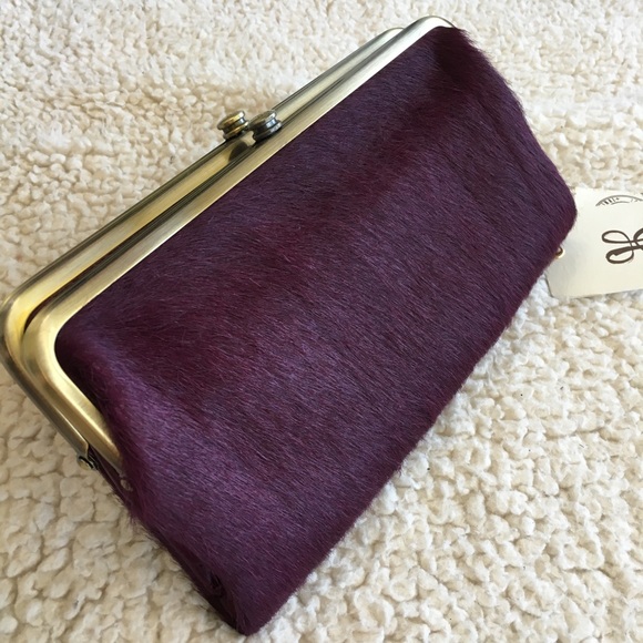 HOBO Handbags - NWT HOBO Lauren Calf Hair Leather Wallet
